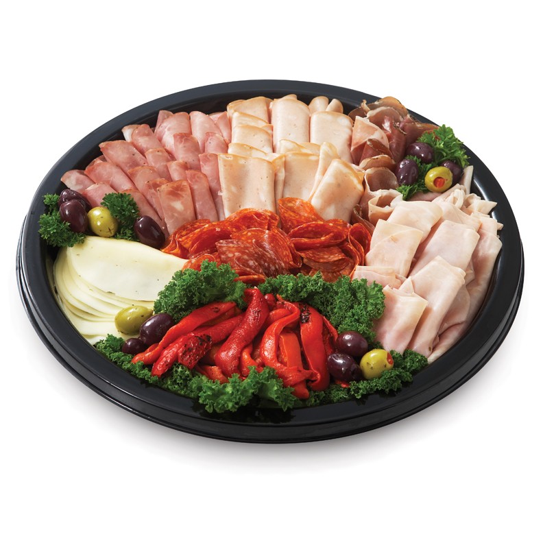 Cheese+and+Meat+Trays ... Meat & Cheese Platter - Deli Trays and Platters - Individual Trays